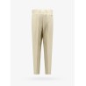 Cotton and silk casual fit trouser
