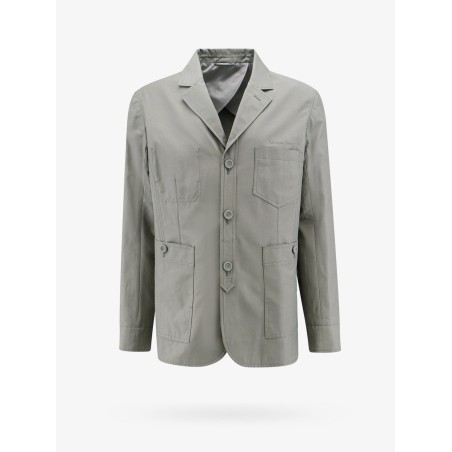 Cotton blend informal blazer