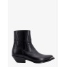 Leather boots with metal toe