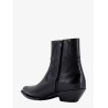 Leather boots with metal toe