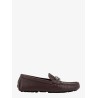 Leather sneakers with ff insert