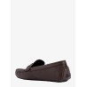 Leather sneakers with ff insert