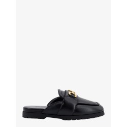 Leather mule