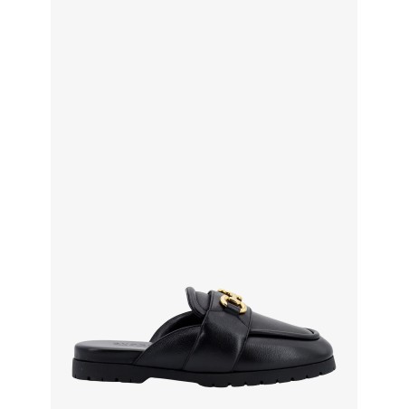 Leather mule