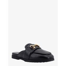 Leather mule