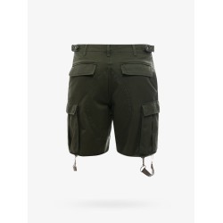 Cotton shorts with logoed straps