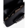 Leather shoulder bag with iconic frontal horsebit