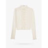 Cotton shirt with all-over embroideries