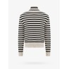 Wool and cashmer sweater with striped motif