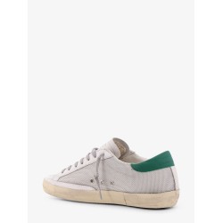 Super star nylon and leather sneakers