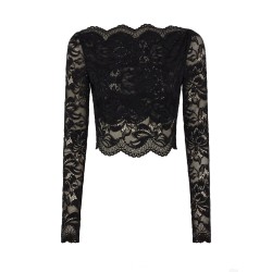 CROPPED LACE TOP