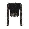 CROPPED LACE TOP