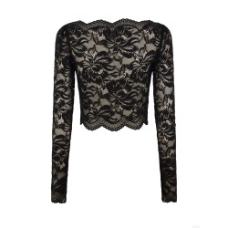 CROPPED LACE TOP