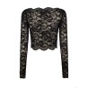 CROPPED LACE TOP