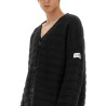 CARDIGAN CON SCOLLO A V