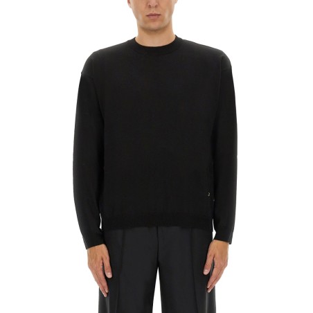 WOOL AND SILK PULLOVER