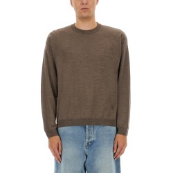 WOOL AND SILK PULLOVER