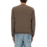 WOOL AND SILK PULLOVER
