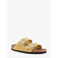 Arizona Rivet Border leather sandals with applied metal rivets