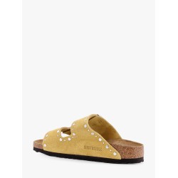 Arizona Rivet Border leather sandals with applied metal rivets