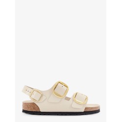 Milano Big Buckle patent leather sandals