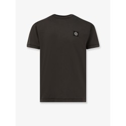 Cotton T-shirt with logo patch