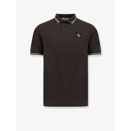 Stretch organic coton polo shirt