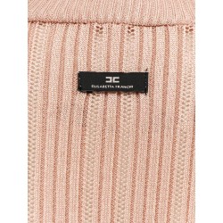 Metallic fabric turtleneck sweater