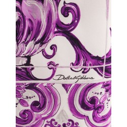 Maiolica silk pencil skirt