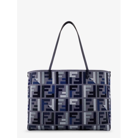 Roll Large jacquard FF fabric tote bag