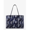 Roll Large jacquard FF fabric tote bag