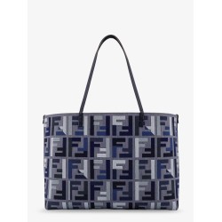 Roll Large jacquard FF fabric tote bag