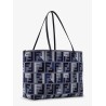 Roll Large jacquard FF fabric tote bag