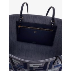 Roll Large jacquard FF fabric tote bag