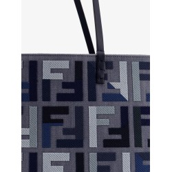 Roll Large jacquard FF fabric tote bag