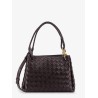 Parachute leather shoulder bag with Intrecciato motif and Knot detail