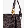 Parachute leather shoulder bag with Intrecciato motif and Knot detail