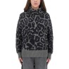 WOOL AND ALPACA "LEOPARD" SWEATER