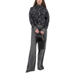 WOOL AND ALPACA "LEOPARD" SWEATER