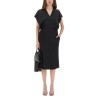 MIDI DRESS WITH WING SLEEVES
