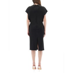 MIDI DRESS WITH WING SLEEVES