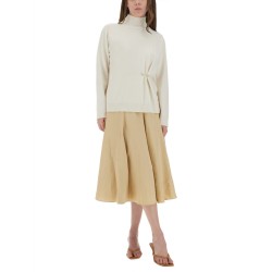 WOOL, SILK AND CASHMERE SWEATER
