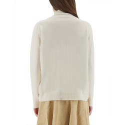 WOOL, SILK AND CASHMERE SWEATER