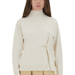 WOOL, SILK AND CASHMERE SWEATER