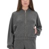 WOOL, SILK AND CASHMERE SWEATSHIRT