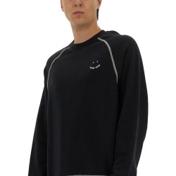 SWEATSHIRT WITH EMBROIDERY PS HAPPY