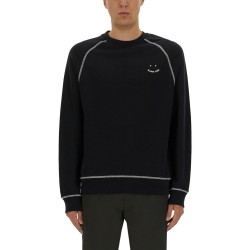 SWEATSHIRT WITH EMBROIDERY PS HAPPY
