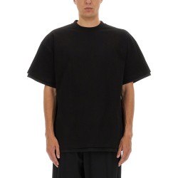 DOUBLE LAYER COTTON T-SHIRT