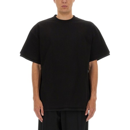 DOUBLE LAYER COTTON T-SHIRT