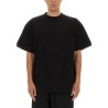 DOUBLE LAYER COTTON T-SHIRT